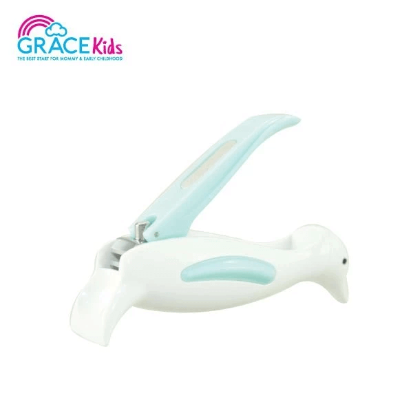 กรรไกรตัดเล็บเด็กลายการ์ตูน Grace Kids สีเขียว