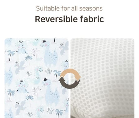 เบาะรองรถเข็น คาร์ซีท ARIBEBE ผ้า MICROMODAL ลายสัตว์ป่า ชมพู_2