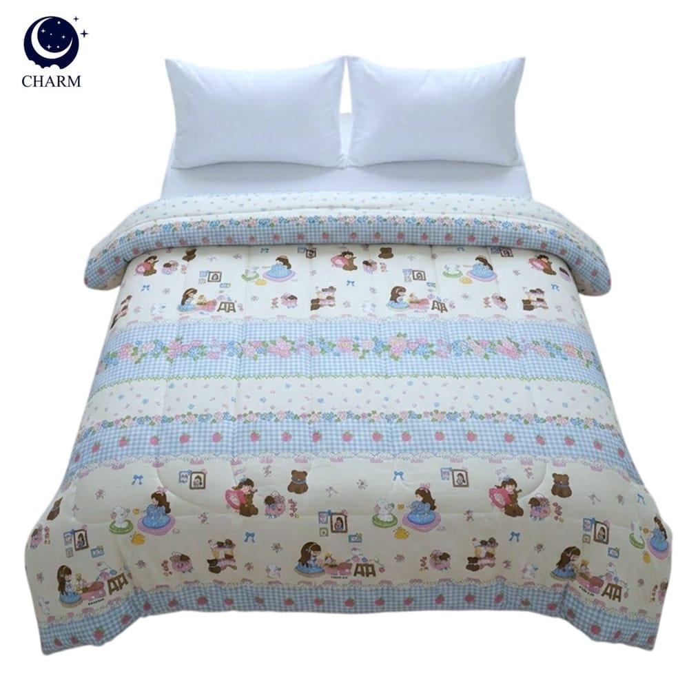ผ้าห่มนวม CHARM คอลเลคชั่น DREAMY 5 FT SIZE 160&times;210 ซม. ลาย SWEET GIRL