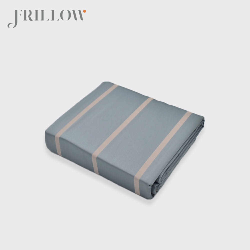 ชุดปลอกผ้านวม 70X90 นิ้ว FRILLOW 800TC COTTON SILK &ndash; สี ECLIPSE GREY คอลเลคชั่น PRESTIGE