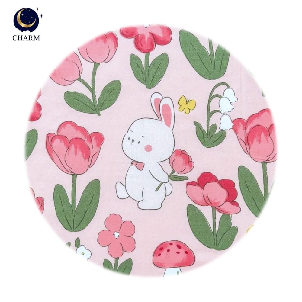 ชุดผ้าปูที่นอน 6 ฟุต 3 ชิ้น CHARM สี PINK TULIP คอลเลคชั่น DREAMY (ไม่รวมผ้านวม)