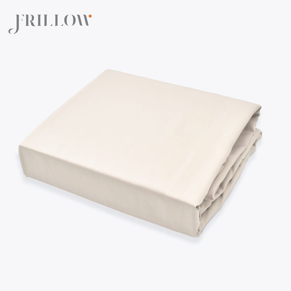 ชุดปลอกผ้านวม 100X90 นิ้ว FRILLOW 800TC COTTON SILK &ndash; สี BRIGHT BEIGE คอลเลคชั่น PRESTIGE
