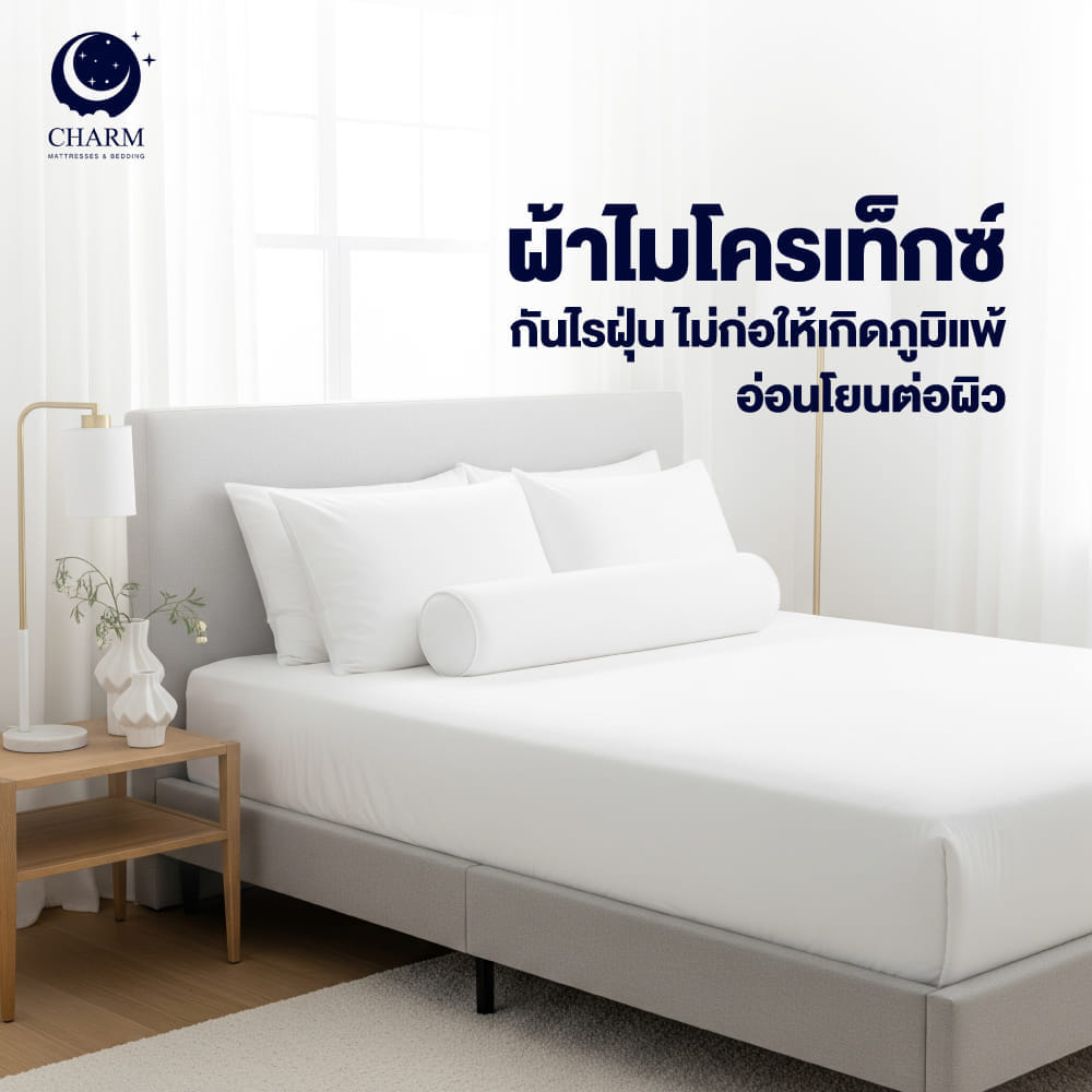 ชุดผ้าปูที่นอน 3.5 ฟุต CHARM รุ่น คลาสสิค สีชมพู ไม่รวมผ้านวม