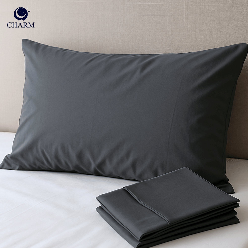 ปลอกหมอนหนุน CHARM CLASSIC ขนาด 20 X 30 นิ้ว สี DARK GREY