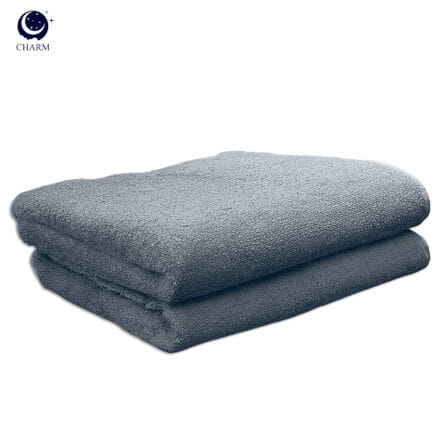 ผ้าขนหนู CHARM POOL ขนาด 100X150 ซม. สี GREY_0