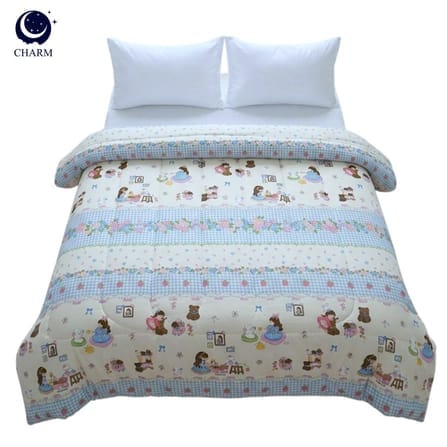 ผ้าห่มนวม CHARM คอลเลคชั่น DREAMY 5 FT SIZE 160×210 ซม. ลาย SWEET GIRL_0