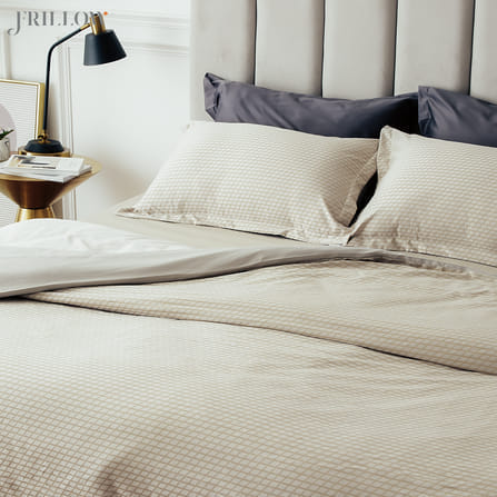 ชุดปลอกผ้านวม 100X90 นิ้ว FRILLOW 800TC COTTON SILK – สี CONQUER OF DAY คอลเลคชั่น PRESTIGE_1