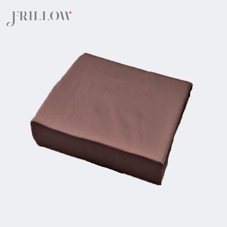 ชุดปลอกผ้านวม 100X90 นิ้ว FRILLOW 800TC COTTON SILK – สี DARK BROWN  คอลเลคชั่น PRESTIGE_3
