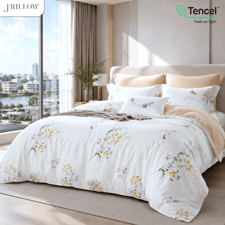 ปลอกผ้านวม 60X80 นิ้ว FRILLOW TENCEL™ 1180TC สี LADY DAPHNE_5