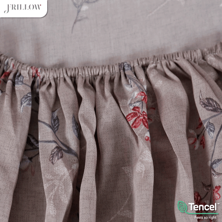 ชุดผ้าปูที่นอน 3.5 ฟุต (3 ชิ้น) FRILLOW TENCEL™ 1180TC สี LADY FREESIA_8