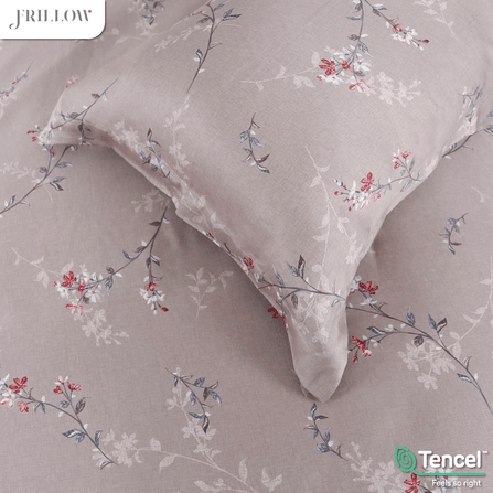 ชุดผ้าปูที่นอน 3.5 ฟุต (3 ชิ้น) FRILLOW TENCEL™ 1180TC สี LADY FREESIA_9