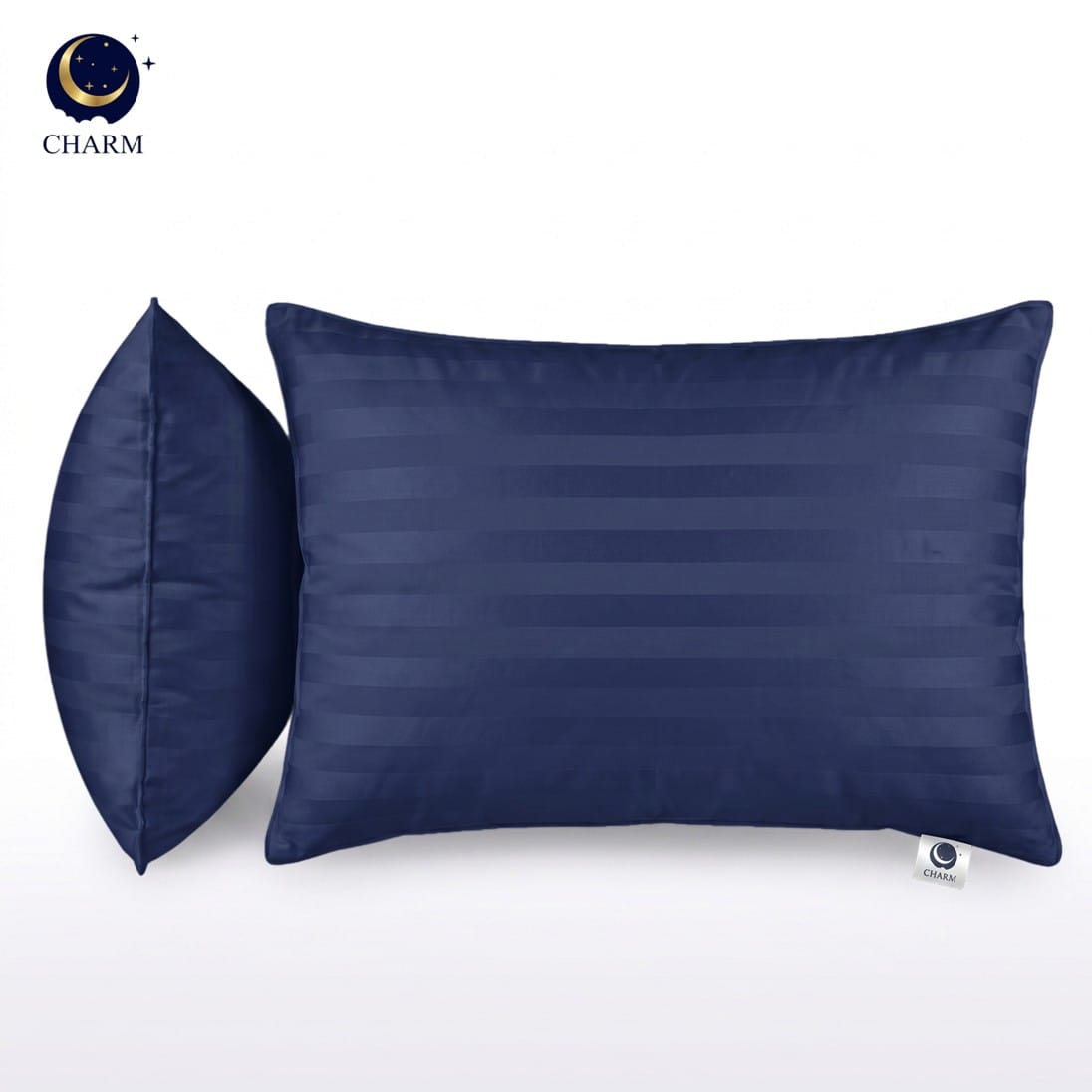 หมอนหนุน CHARM SWEET DREAM ขนาด 19X29 นิ้ว 1000 กรัม สี STEEL BLUE