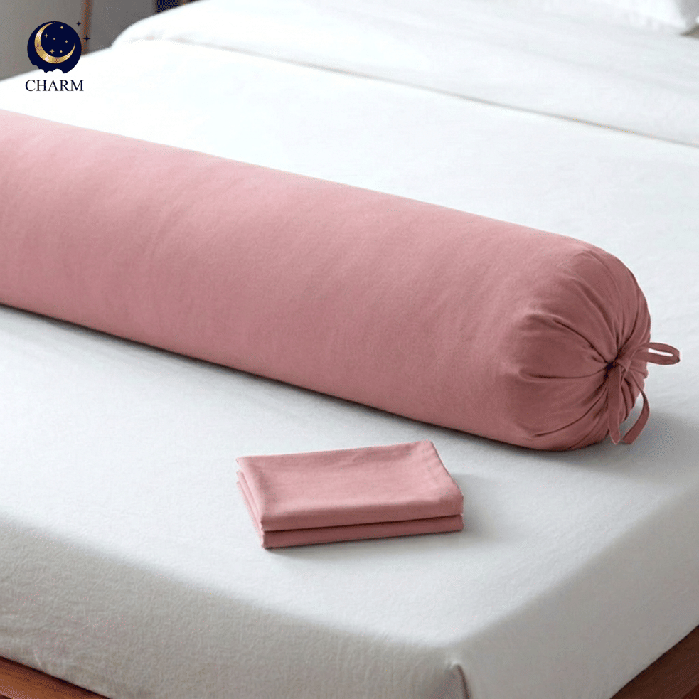 ปลอกหมอนข้าง CHARM AEROSOFT™ สี DUSTY PINK_2