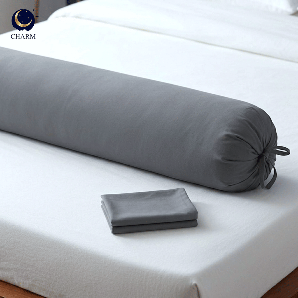 ปลอกหมอนข้าง CHARM AEROSOFT™ สี DARK GREY_2
