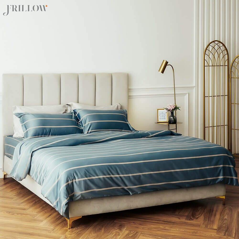 ชุดปลอกผ้านวม 100X90 นิ้ว FRILLOW 800TC COTTON SILK – สี ECLIPSE GREY คอลเลคชั่น PRESTIGE_0