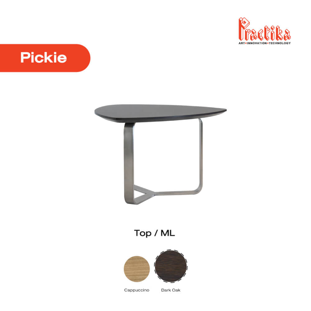 โต๊ะกลาง PRACTIKA PICKIE 70CM. สีน้ำตาลเข้ม/อลูมิเนียม_3