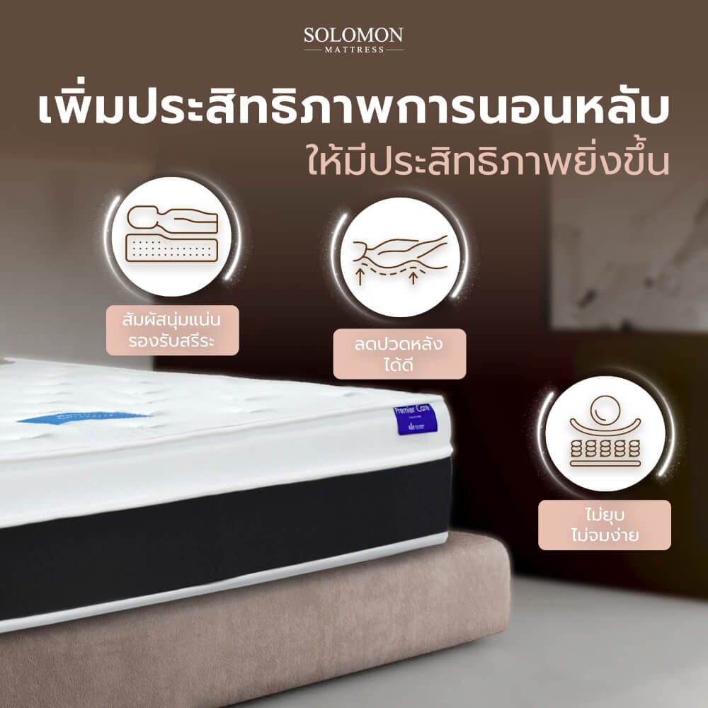ที่นอน 6 ฟุต SOLOMON รุ่น LUCA หนา 8 นิ้ว_3