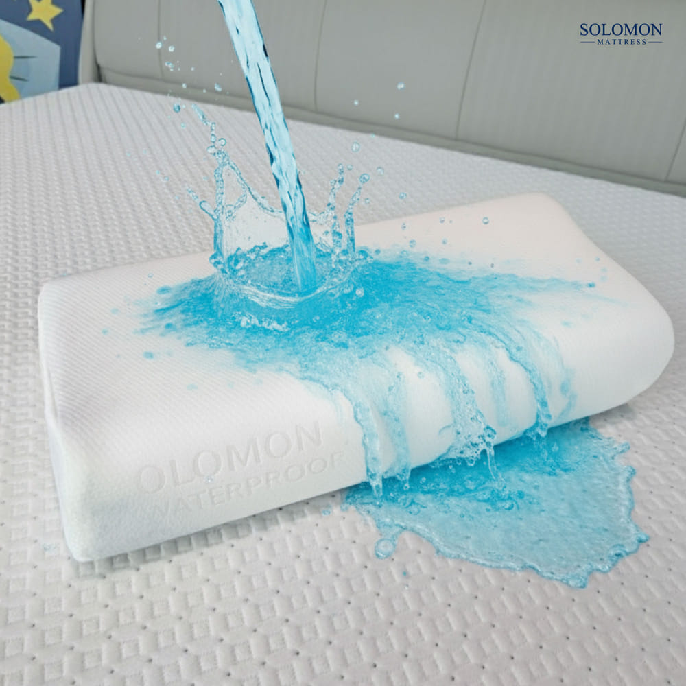 หมอนยางพารา SOLOMON ผ้ากันน้ำ รุ่น LATEX WATERPROOF_5
