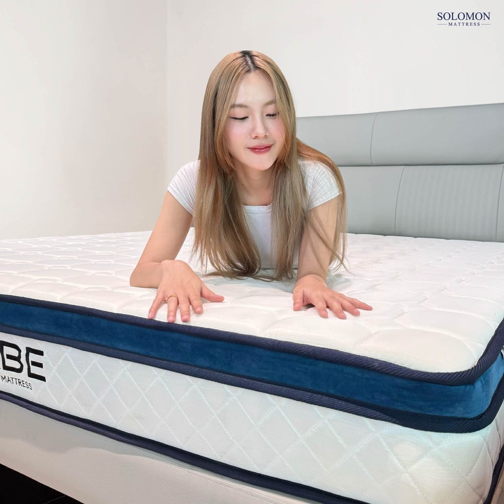 ที่นอนพ็อกเก็ตสปริง 6 ฟุต SOLOMON รุ่น BABE หนา 9 นิ้ว จัดส่งแบบอัดสุญญากาศ