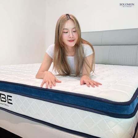 ที่นอนพ็อกเก็ตสปริง 5 ฟุต SOLOMON รุ่น BABE หนา 9 นิ้ว จัดส่งแบบอัดสุญญากาศ_9
