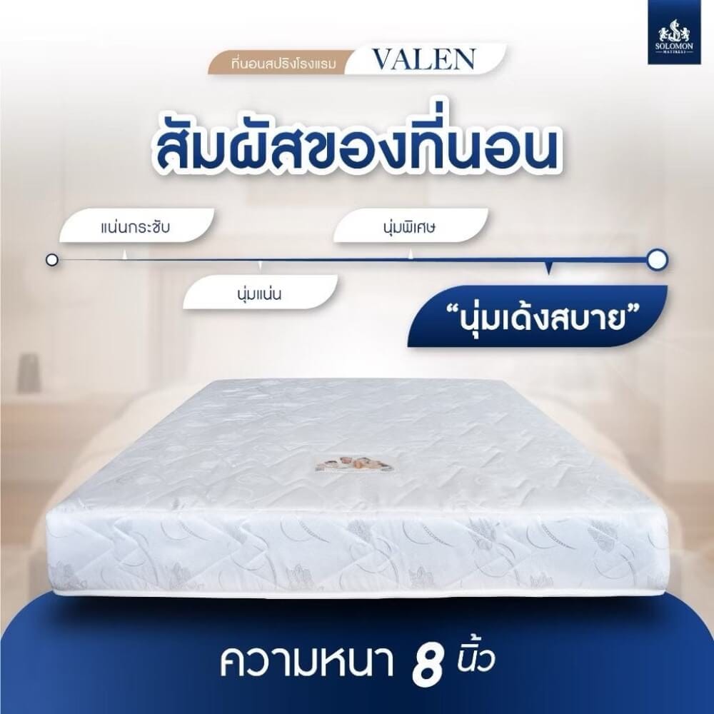 ที่นอน 5 ฟุต SOLOMON รุ่น VALEN หนา 8 นิ้ว_2