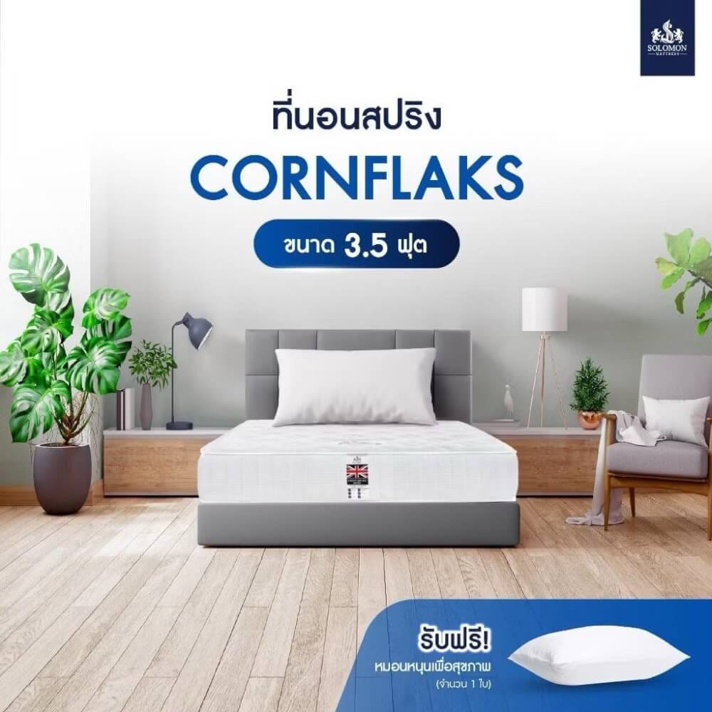 ที่นอน 3.5 ฟุต SOLOMON รุ่น CORNFLAKS หนา 9 นิ้ว  _6