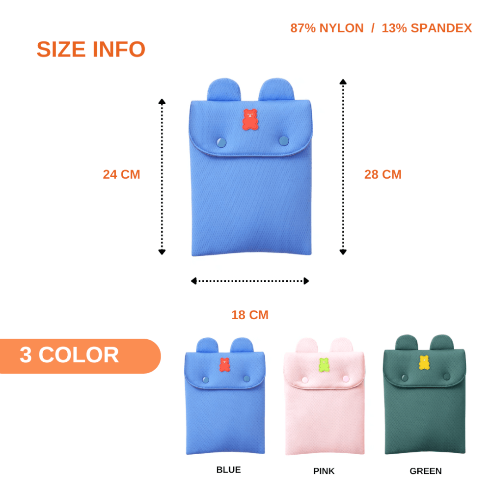 กระเป๋าเก็บความเย็นสำหรับสัตว์เลี้ยง PUPPY GALLERY Jelly Bear Ice Pouch สีชมพู