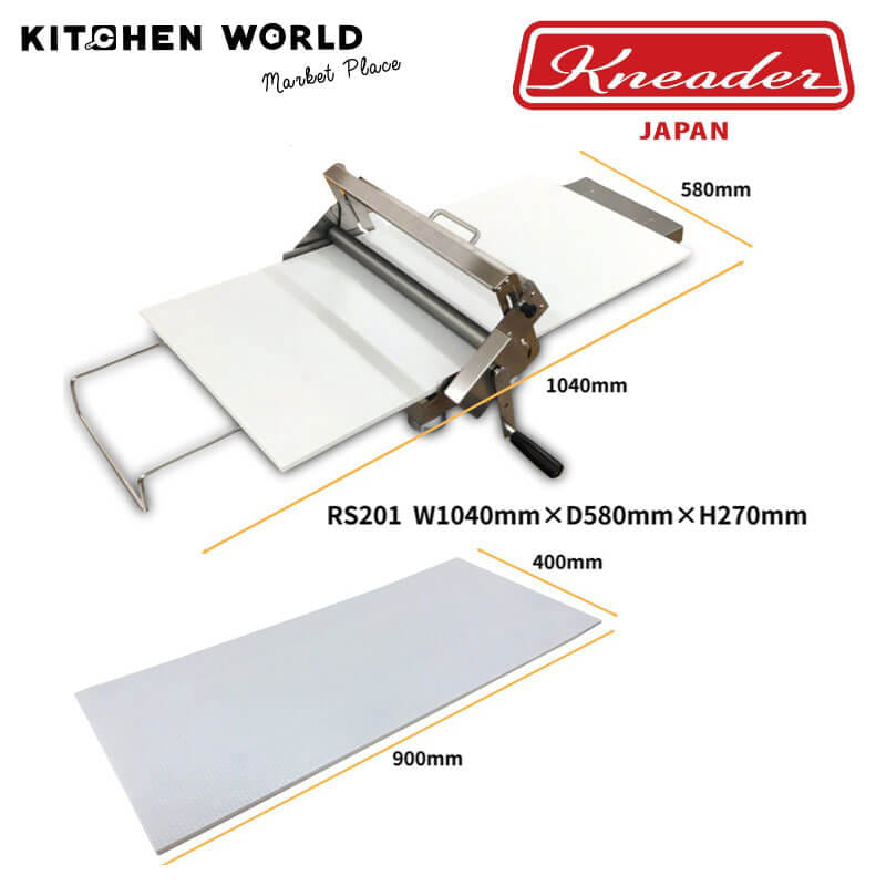 เครื่องรีดแป้งพร้อมแผ่นรีดแป้ง JAPAN KNEADER MA0927-RS201 แมนนวล