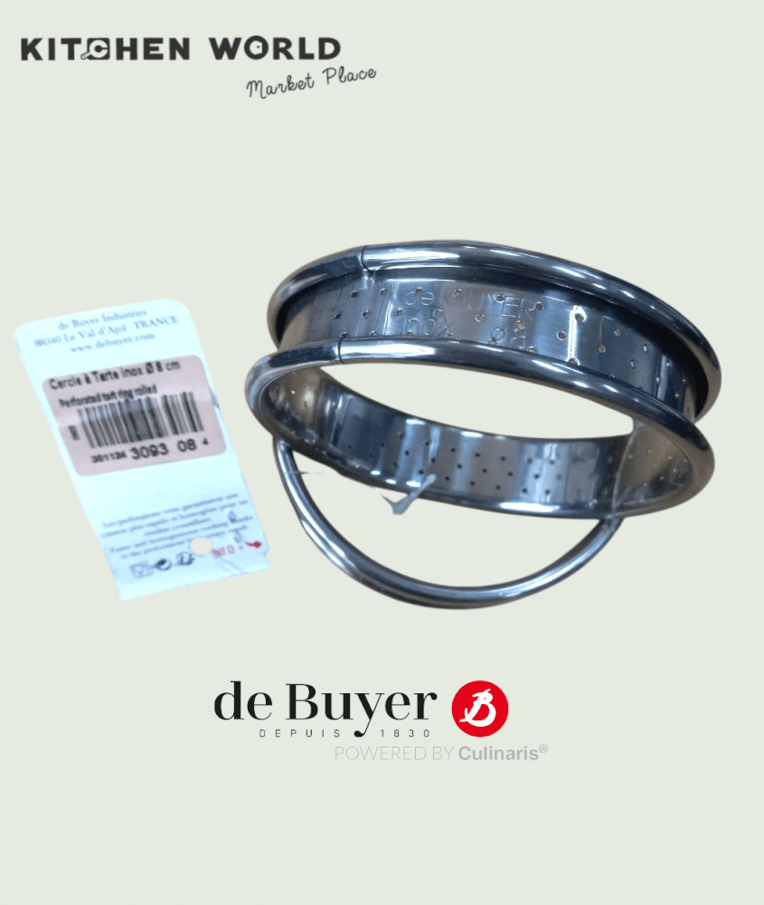 พิมพ์อบทาร์ตเจาะรูขอบม้วนสแตตนเลส DE BUYER BW1089-8 ขนาด 8 ซม._6