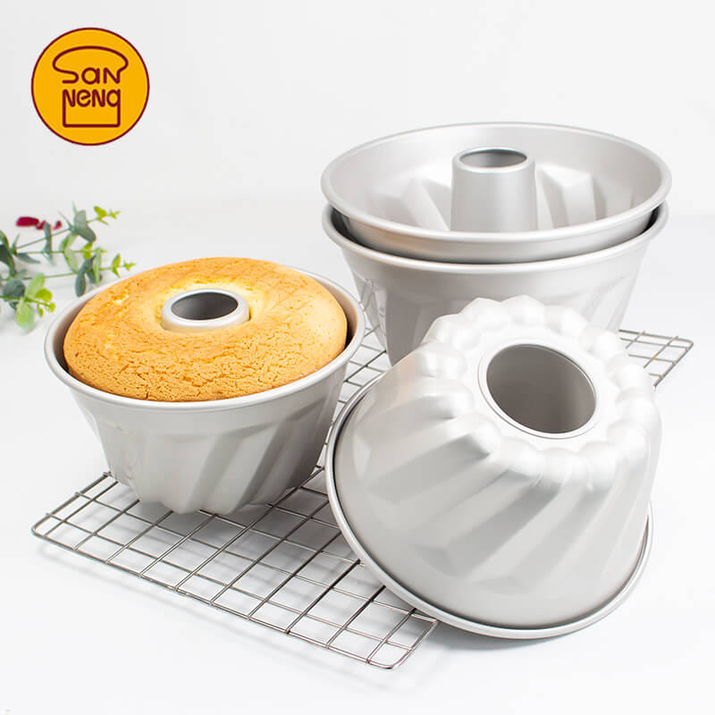 แม่พิมพ์เค้กบันด์อลูมิเนียมอัลลอยด์ SANNENG BW3165 ขนาด 18 ซม._7