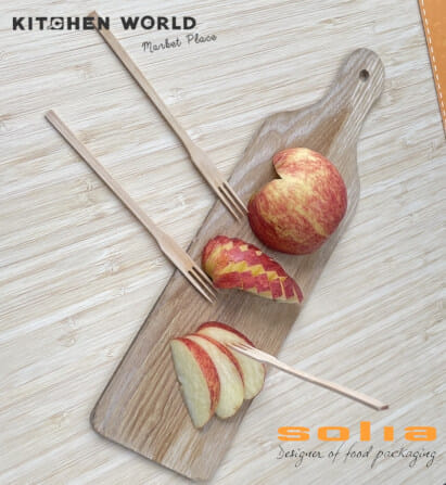 ส้อมจิ้มอาหารทำจากไม้ไผ่เนื้อแข็ง SOLIA VO11213 PK1209 แพ็ค 100 ชิ้น_6