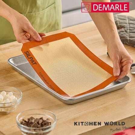 แผ่นรองอบไฟเบอร์กลาสซิลิโคน DEMARLE PT0217 ขนาด 27.5X20 ซม._6
