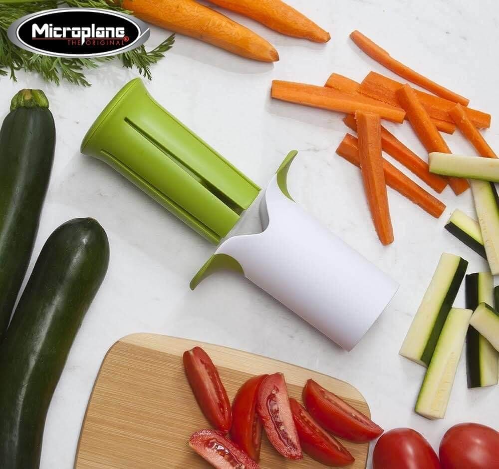 มีดหั่นผักผลไม้แสตนเลส Microplane PT3113 สีเขียว/ขาว_8
