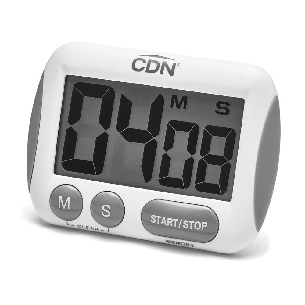 นาฬิกาจับเวลาในครัวตัวเลขใหญ่พิเศษ CDN PT0344 สีขาว_1
