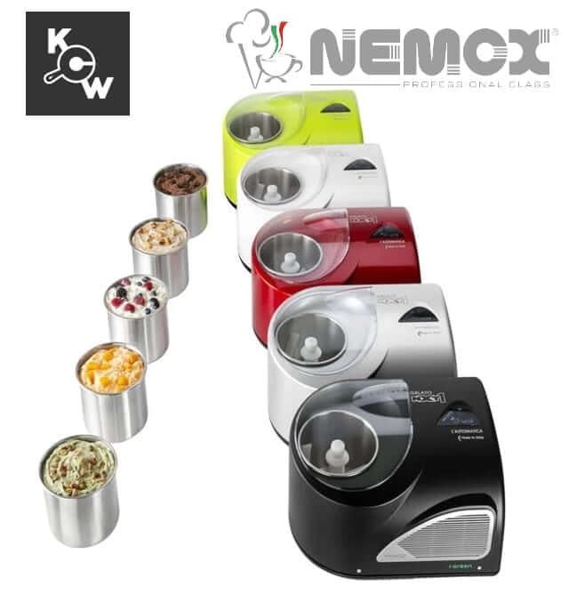 เครื่องทำไอศกรีมเจลาโต้ Nemox NXT1 Automatic MA2932 I-Green 150วัตต์ สีดำ