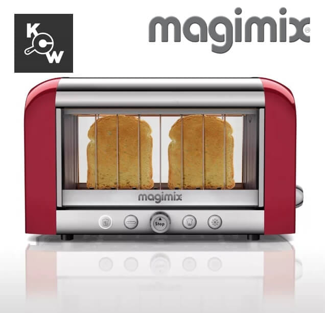 เครื่องปิ้งขนมปัง Magimix MA2306-RE Vision 11540 สีแดง_2