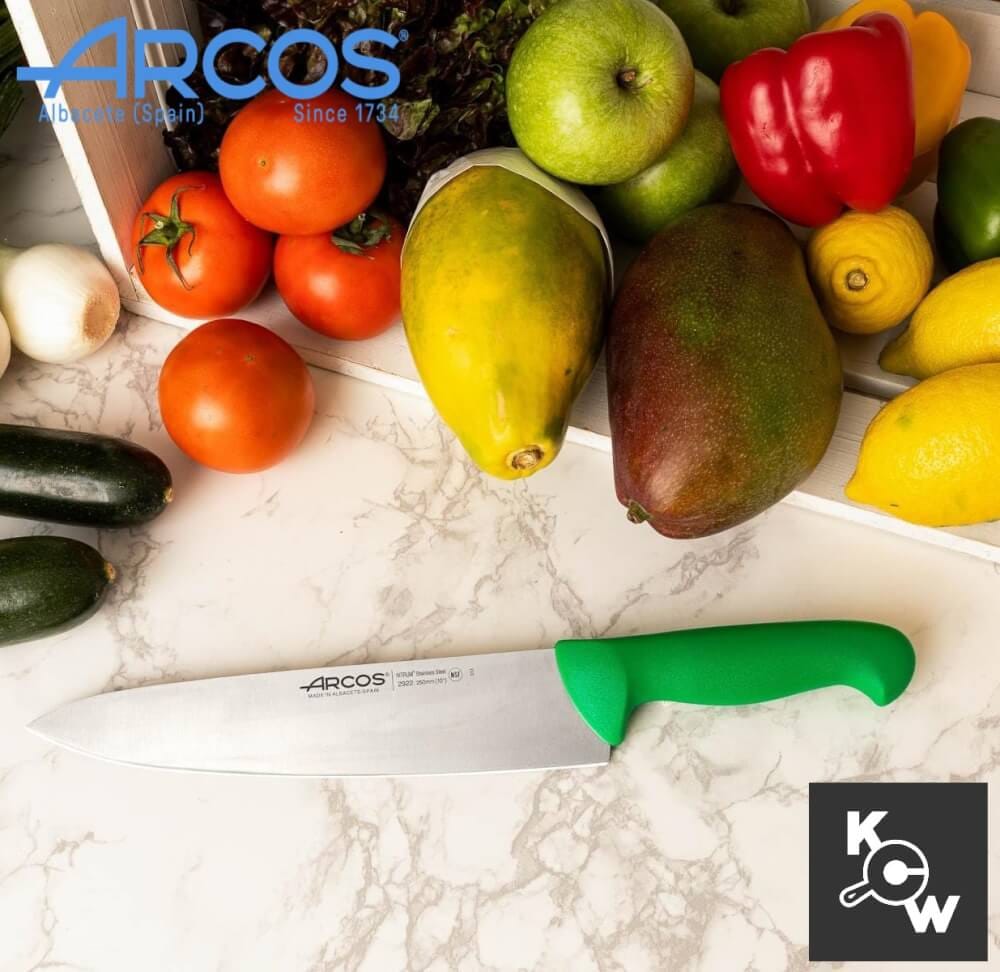 มีดทำครัว Arcos 292221 ขนาด 25 ซม. สีเขียว