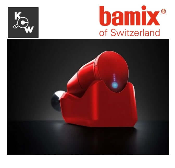 เครื่องปั่นอาหารแบบมือถือไร้สาย Bamix Switzerland Cordless PRO MA2935 สีแดง