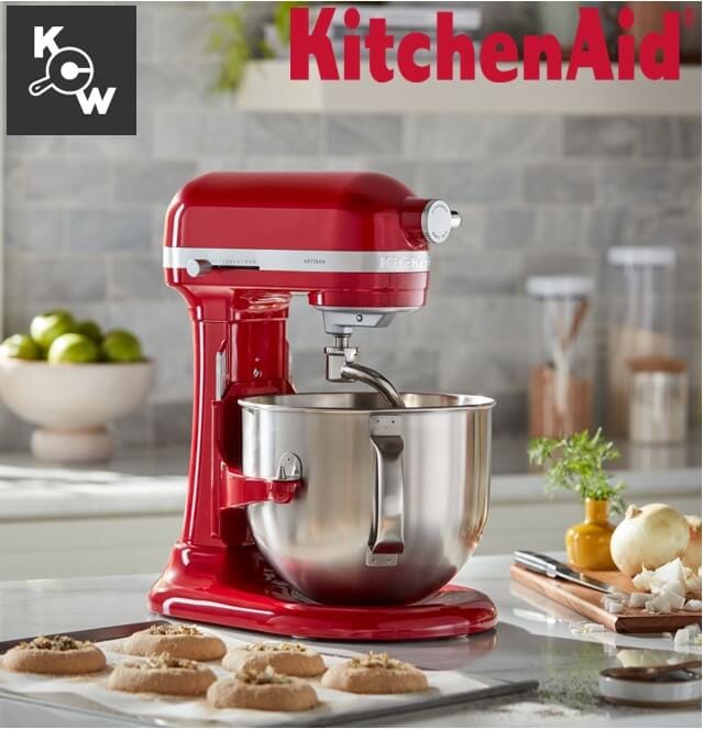 เครื่องนวดแป้งขนมปัง KitchenAid 5KSM60SPXTER 375 วัตต์ ขนาด 6 ลิตร สีแดง _3