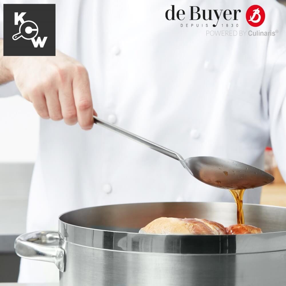 ทัพพีตักซอสสเตนเลส de Buyer 3982.10 ด้ามจับยาว 28ซม.