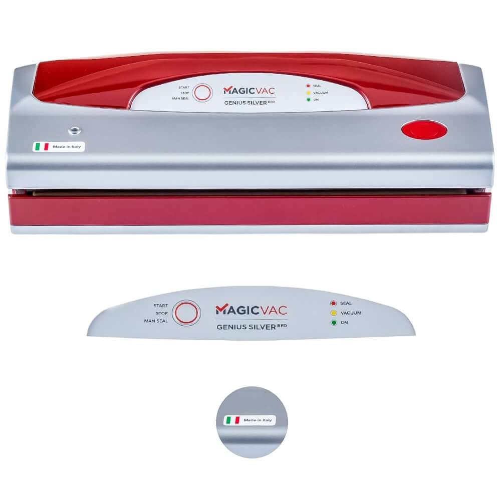 เครื่องซีลสูญญากาศ MagicVac V402PK3 Genius สีเงินแดง