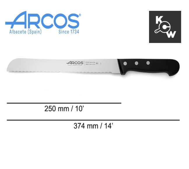 มีดตัดขนมปัง (หยัก) Arcos 282204 ขนาด 25 ซม._3