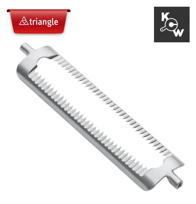 มีดปอกเปลือกใบมีดหยัก Triangle 500495001 สีแดง