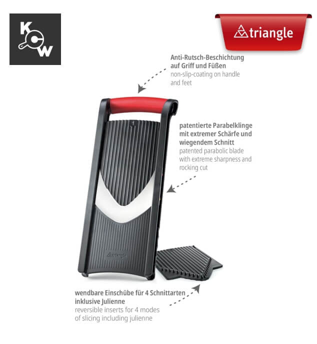 เครื่องหั่นผักพร้อมด้ามจับ TRIANGLE PT2515 สีดำ_3