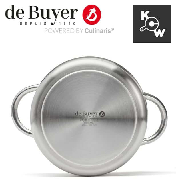 หม้อสตูว์สเตนเลสทรงสูง de buyer พริมแอพเพตี้ 3506.20 กว้าง 20ซม.xสูง 13ซม. 4 ลิตร