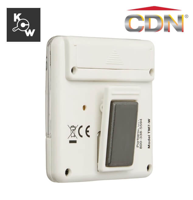 นาฬิกาปลุกจับเวลา CDN TM7-W สีขาว