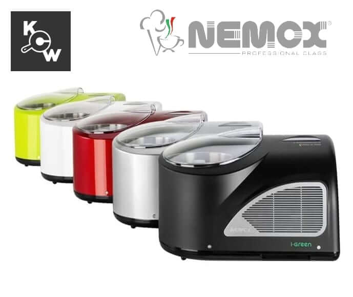 เครื่องทำไอศกรีมเจลาโต้ Nemox NXT1 Automatic MA2932 I-Green 150วัตต์ สีดำ