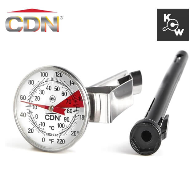 เทอร์โมมิเตอร์วัดอุณหภูมิเครื่องดื่ม CDN IRB220-F-6.5 สีเงิน_5