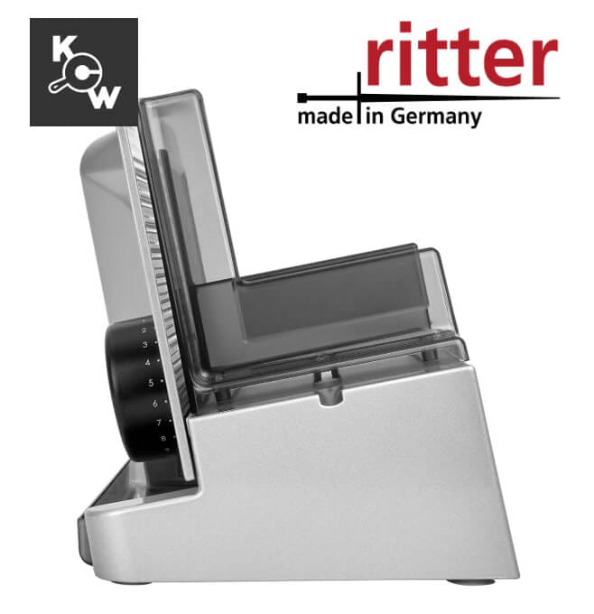 เครื่องสไลด์ขนมปังแบบมอเตอร์ Ritterwerk Arcus 3 65 วัตต์ (515.023) สีเงิน
