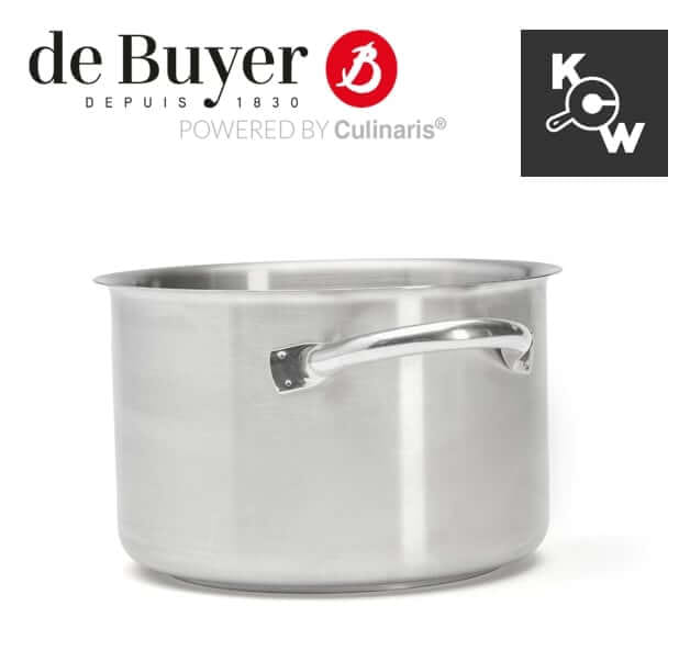 หม้อสตูว์สเตนเลสทรงสูง de buyer พริมแอพเพตี้ 3506.20 กว้าง 20ซม.xสูง 13ซม. 4 ลิตร